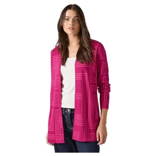 Cecil b253831 cardigan aperto, gioiello rosa, xxl donna