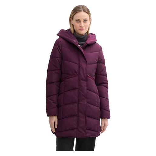 TOM TAILOR 1042914 parka con cappuccio, 12790-taste of berry, s donna