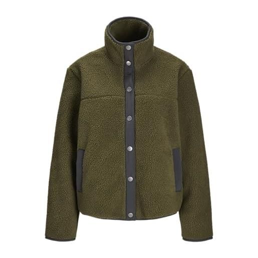 JJXX jxnellie teddy-giacca otw pile, nebbia, m donna