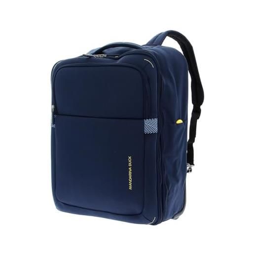 Mandarina Duck smile & go, p10jnv05, bagaglio valigia unisex - adulto, blu (dress blue), 50 cm