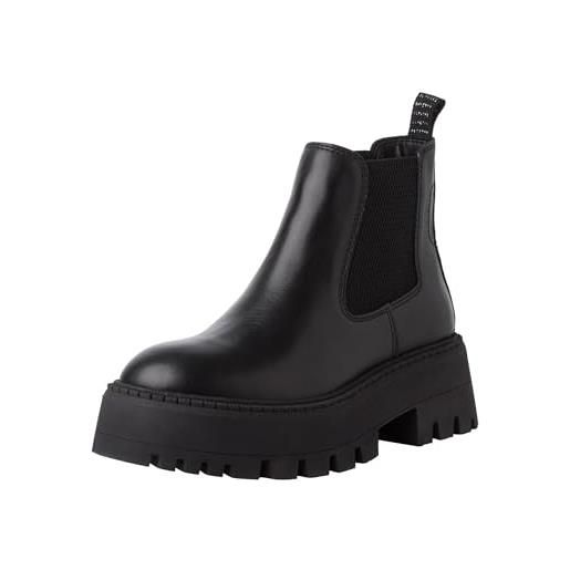 Stivaletti Chelsea Unisex Con Suola Spessa E Tacco A Blocco - Foto 2