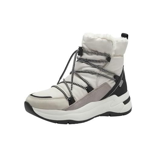 MARCO TOZZI fodera calda barca 2-26825-43, stivali da neve donna, cream comb, 38 eu