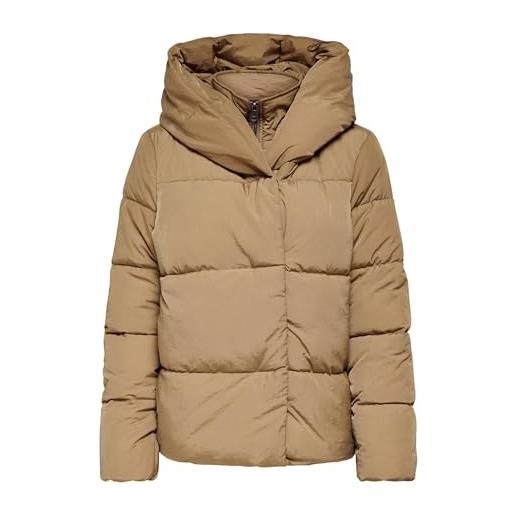 ONLY onlnewsydney sara puffer jacket cc otw giacca, braun, l donna