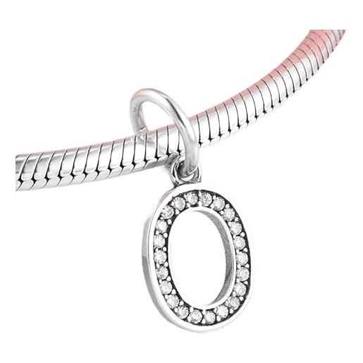 LES FOLIES DI PAOLA GRIECO charm lettera o iniziale nome ciondolo pendente in argento 925 - les folies per pandora