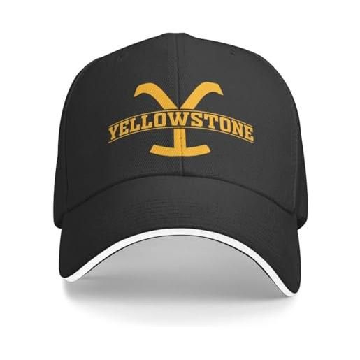 WVVCXCC berretto da baseball unisex e alla moda berretto da baseball personalizzato per uomini e donne hip hop cappello regolabile dutton ranch movie sport estivi regali all'aperto