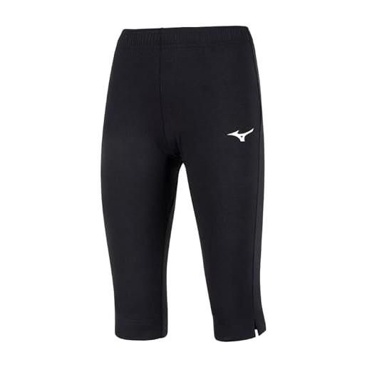 Mizuno kyu capri - pantaloni da donna, colore: nero