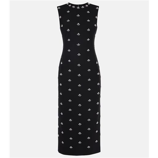 Oscar de la Renta abito da cocktail in misto lana