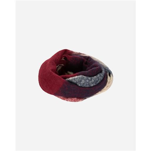 Dack's check jr - sciarpa - rosso