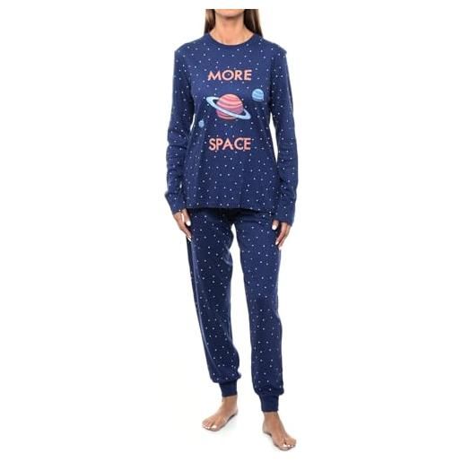 Women'secret Women's Long Pyjamas Multilicense Lucky Love