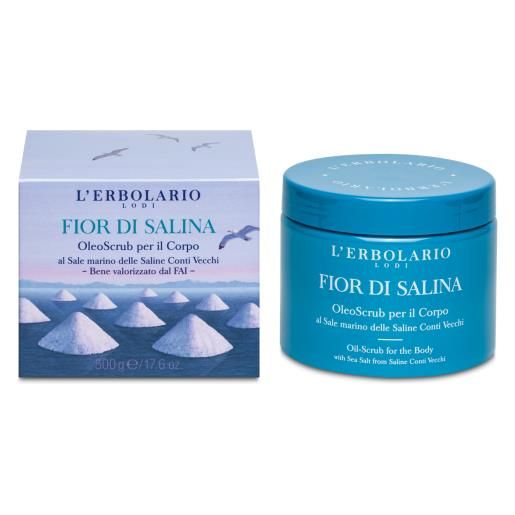 L'erbolario oleo. Scrub per il corpo fior di salina 500 g