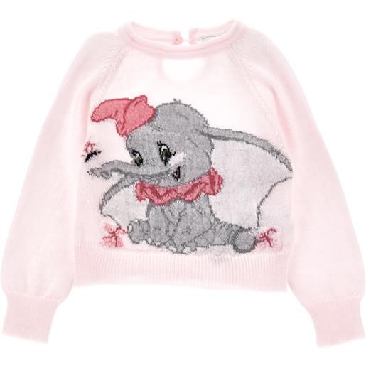 Monnalisa pull lana merino dumbo a intarsio