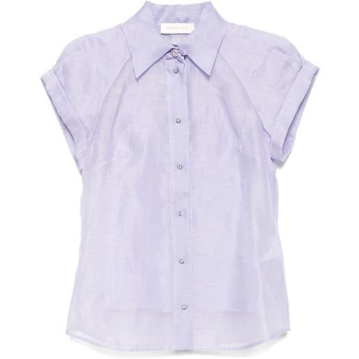 ZIMMERMANN blusa aderente - viola