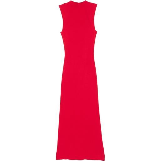 ROTATE BIRGER CHRISTENSEN abito midi a coste - rosso
