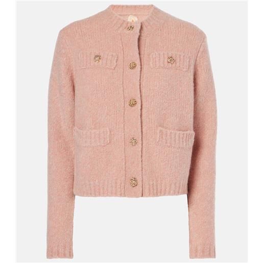 Jardin des Orangers cardigan cropped in bouclã©