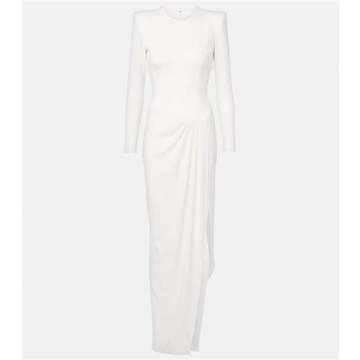 Alex Perry abito lungo asimmetrico in crãªpe