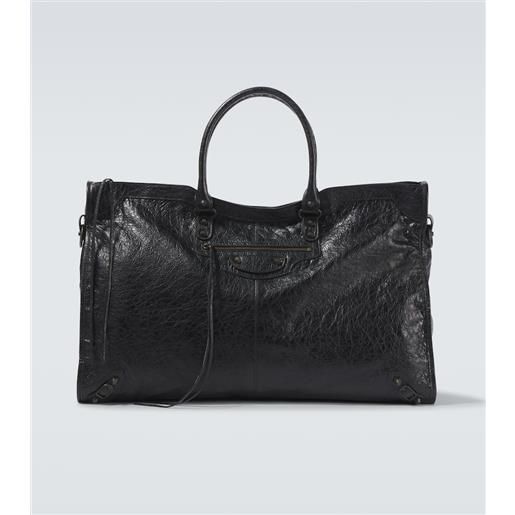 Balenciaga borsa a spalla le city in pelle