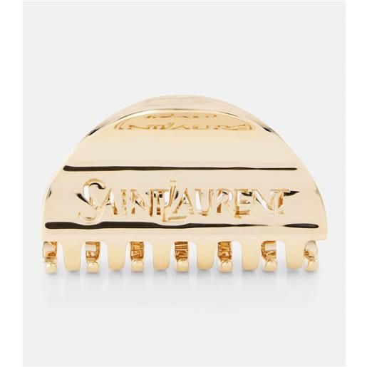 Saint Laurent fermacapelli con logo