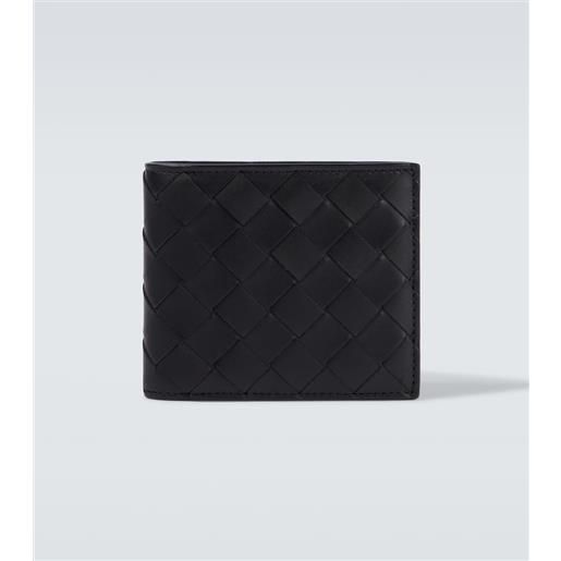 Bottega Veneta portafoglio in pelle intrecciato