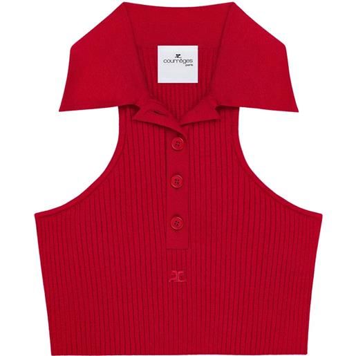 Courrèges canotta - rosso