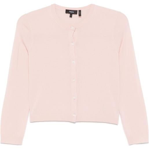 Theory cardigan pesante - rosa
