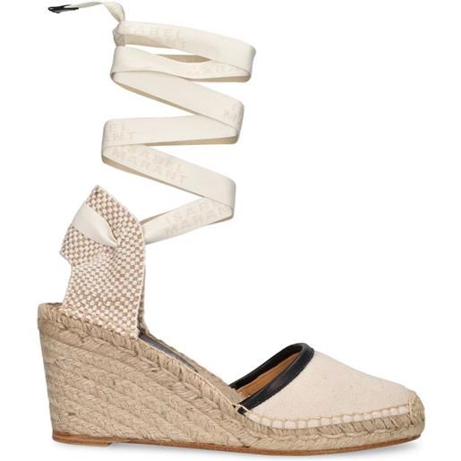 ISABEL MARANT espadrilles alfafi-gz in tela e corda 85mm