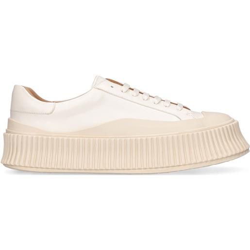 JIL SANDER sneakers in pelle vulcanizzata 40mm