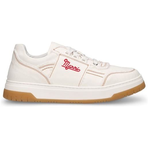 MARNI JUNIOR sneakers in denim di cotone