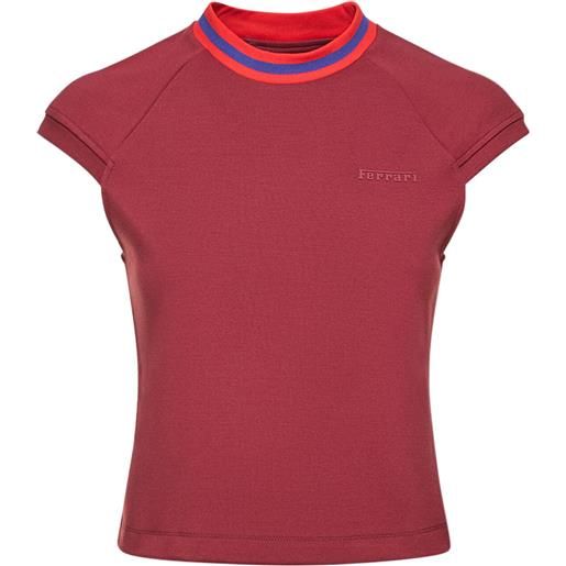 FERRARI t-shirt in viscosa con logo
