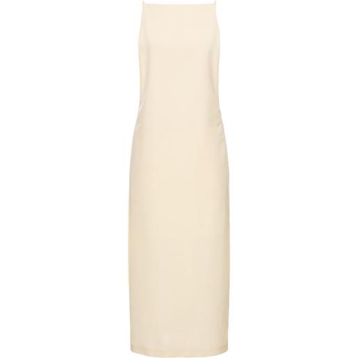 AURALEE vestito tropical in lana e mohair