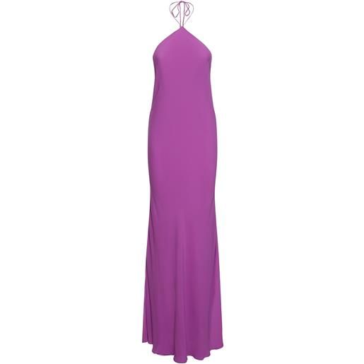 THE ANDAMANE vestito maxi rebecca in georgette di seta