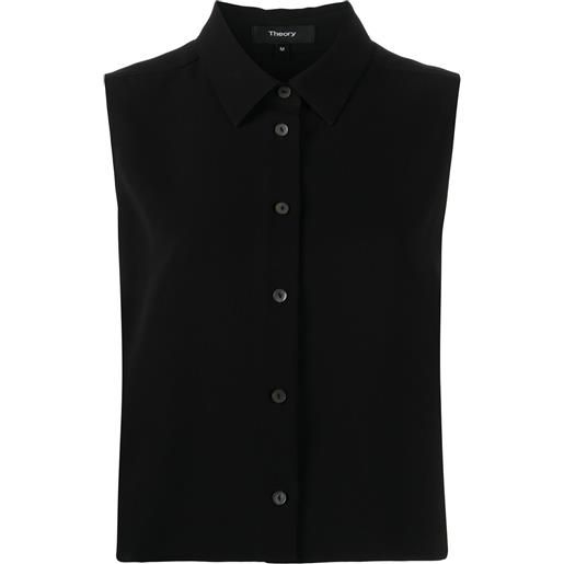 Theory camicia smanicata - nero