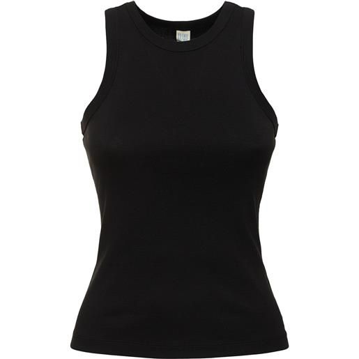 FLORE FLORE tank top hannah tank in cotone organico a costine