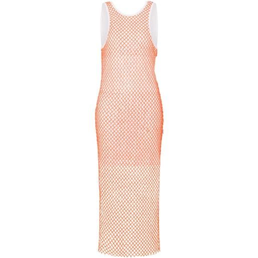 MOSCHINO JEANS abito midi - arancione