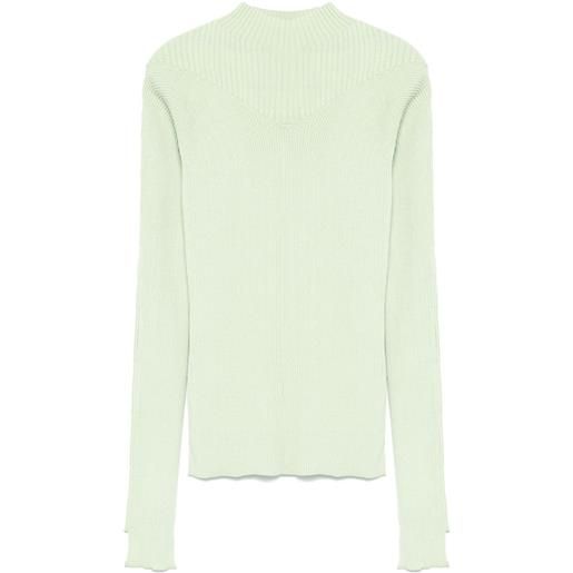 Victoria Beckham top a coste - verde