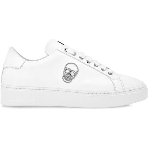 Philipp Plein sneakers in pelle - bianco