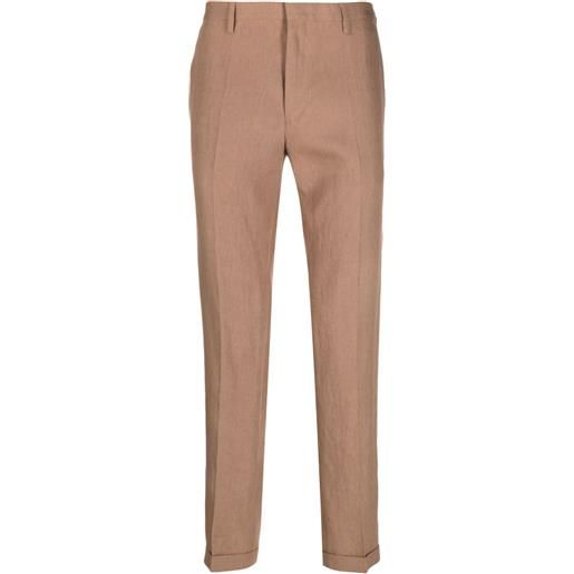 Paul Smith pantaloni dritti - marrone