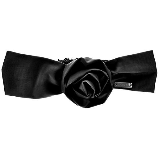 Monnalisa fascia per capelli con rosa