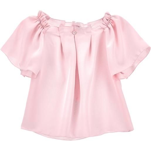 Monnalisa top rasetto linea cropped