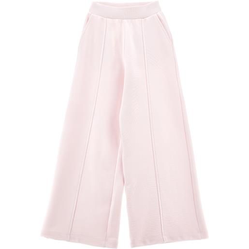Monnalisa pantaloni felpa chic ricamata