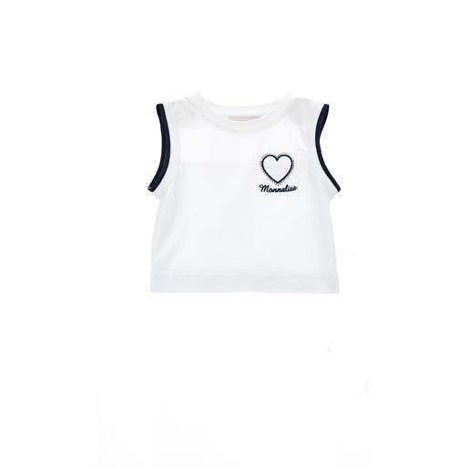 Monnalisa canotta piquet stile tennis