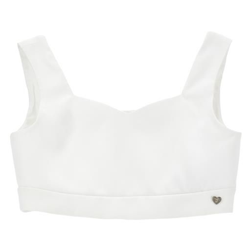 Monnalisa top mikado sottogiacca