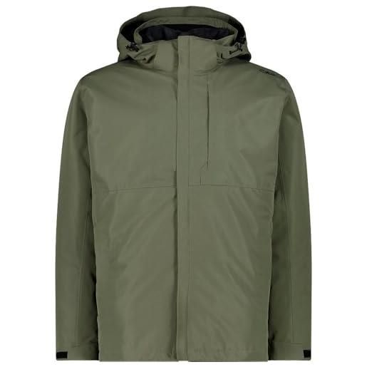 CMP 33z1577d cappotto, verde scuro, 50 unisex-adulto