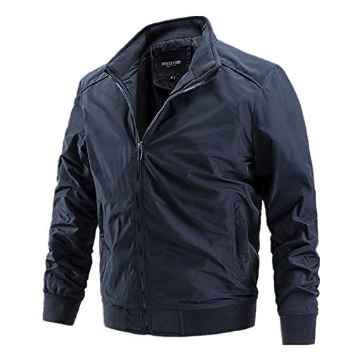 EA7 bomber 8npb20 in tessuto tecnico uomo nero - nero, xl