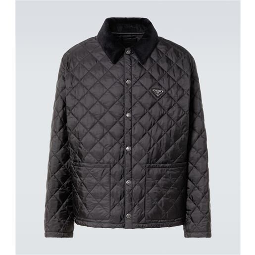 Prada giacca trapuntata in re-nylon