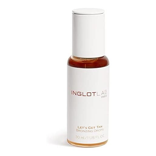 Inglot gocce abbronzanti | viso e corpo abbronzati e radiosi | gocce autoabbronzanti per un effetto abbronzato naturale | formula leggera | look estivo splendente | tan bronzing drops | 30 ml