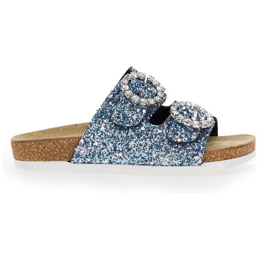 Monnalisa ciabattine con fibbia gioiello