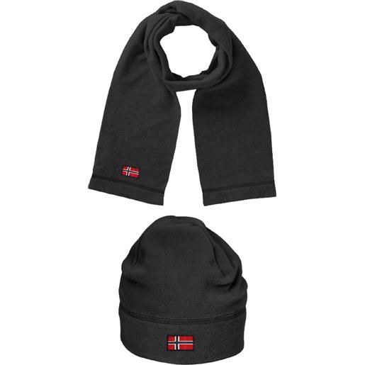 Scuola nautica italiana - set cuffia e sciarpa black