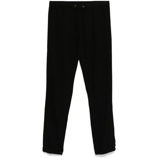 James Perse pantaloni sportivi dritti - nero