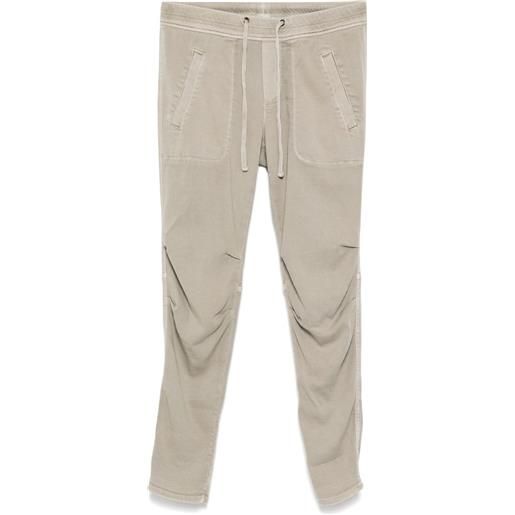 James Perse pantaloni drappeggiati - grigio