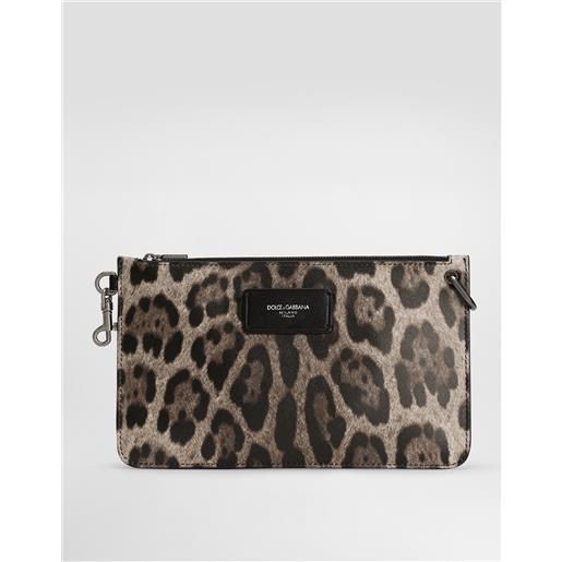 Dolce & Gabbana necessaire in pelle di vitello